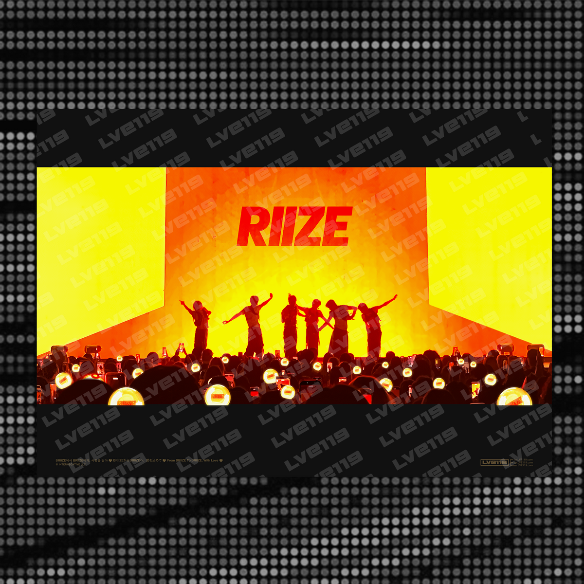 シルエットポスター - RIIZE - RIZING Loud Tour