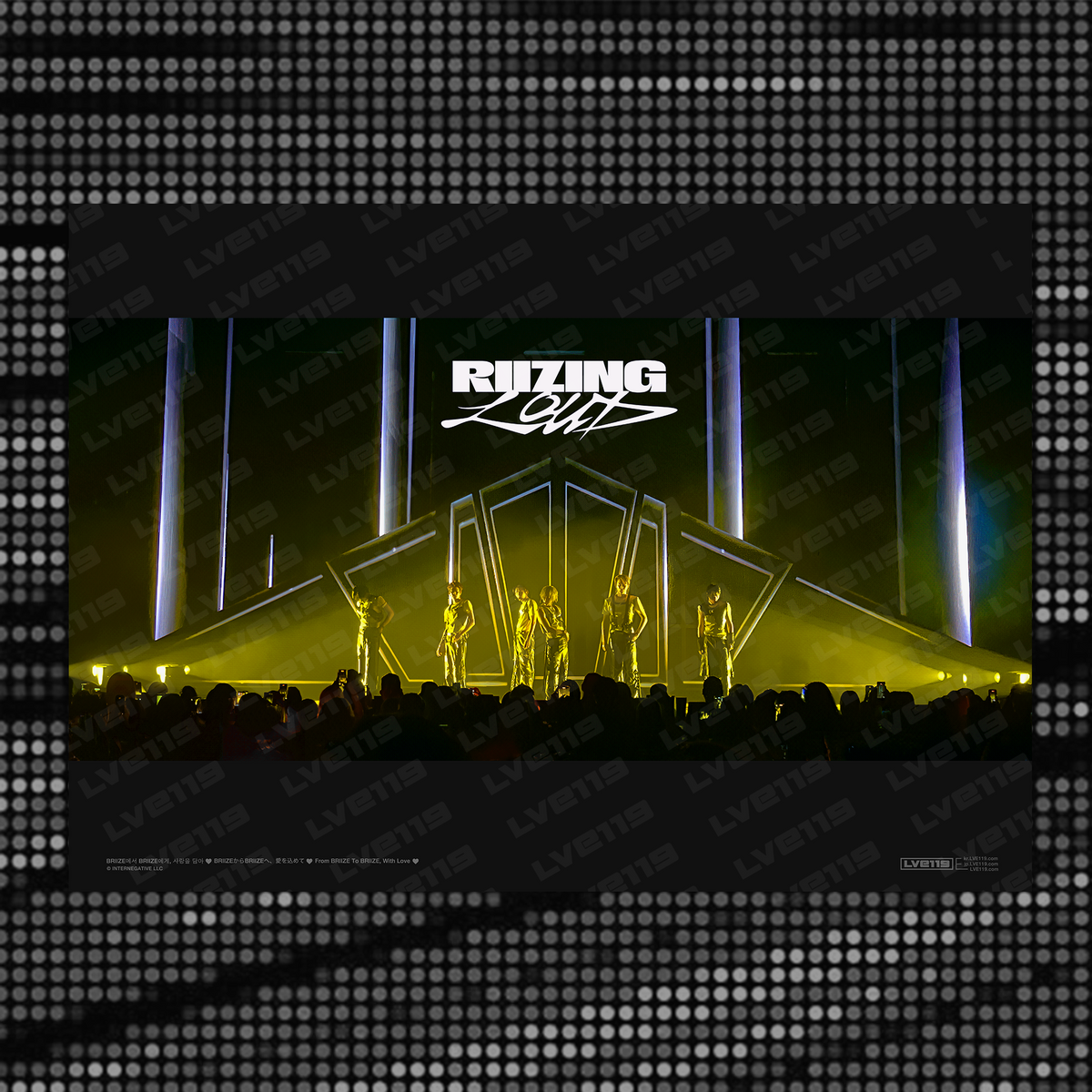 イエロースポットライト ポスター - RIIZE - RIZING Loud ツアー